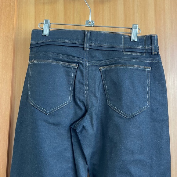 DKNY DARK Low-rise Unwashed Jeans Wide Straight Leg NWT - Picture 10 of 15